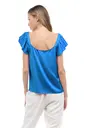 Flowy V Neck Top W Pleated Cap Sleeve_SB119240_2602 (1).webp