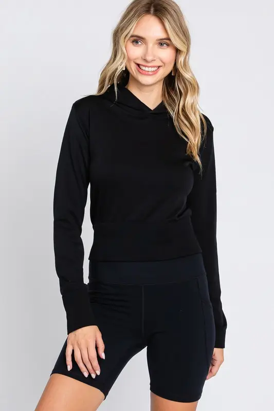 Crop Fleece Pullover Hoodie
FLHT0501-HOODIE/2512