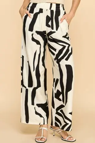 Elastic Waist Wide Leg Pants
LELIS-07/2512