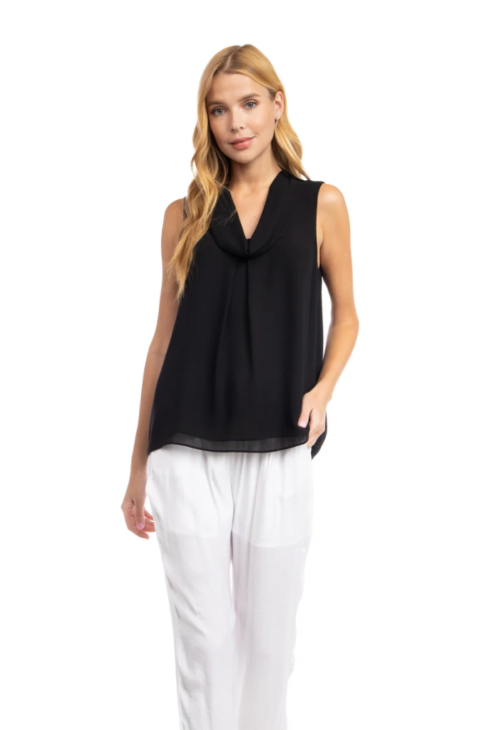 Sleeveless Cowl Neck Top
HT116625/2602