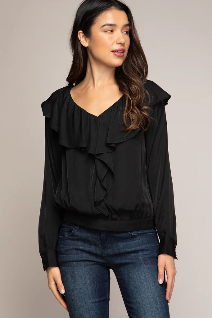 Ruffled V Neck Top
SB112127/2602