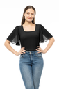 Smocked Square Neck Crop Top
TB118608/2602
