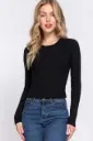 L/S Round Neck Buttoned Sweater
SW13697/2602