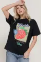 S/S Crew Neck Printed Oversized Tee
T15111/2602