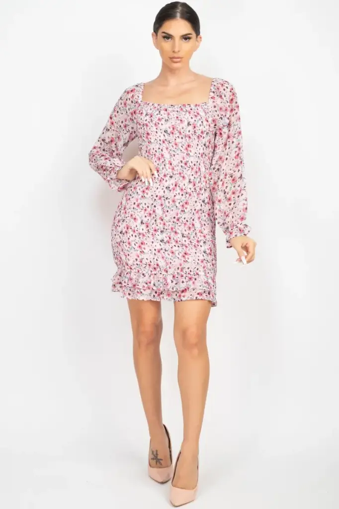 L/S Smocked Dress
HMD13136LS-SR790/2603