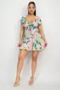 Front Ruched Ruffle Dress
ID5225-1357/2603