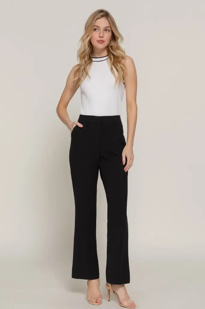 Bell High Waist Career Pants
P14316/2506