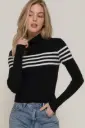 L/S High Neck Stripe Sweater
SW14672/2512