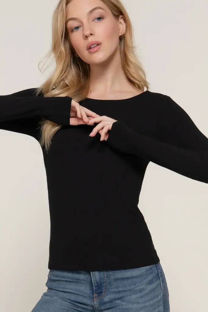 L/S RN Double Layer Tee
T14020/2512