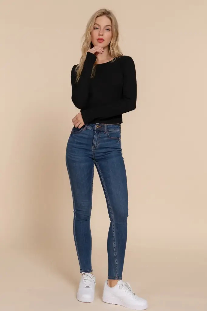 L/S Thermal Crop Knitted Top
T14069/2512