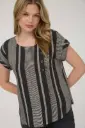 Cuff Sleeve Button Down W Stripe
TB8965/2512