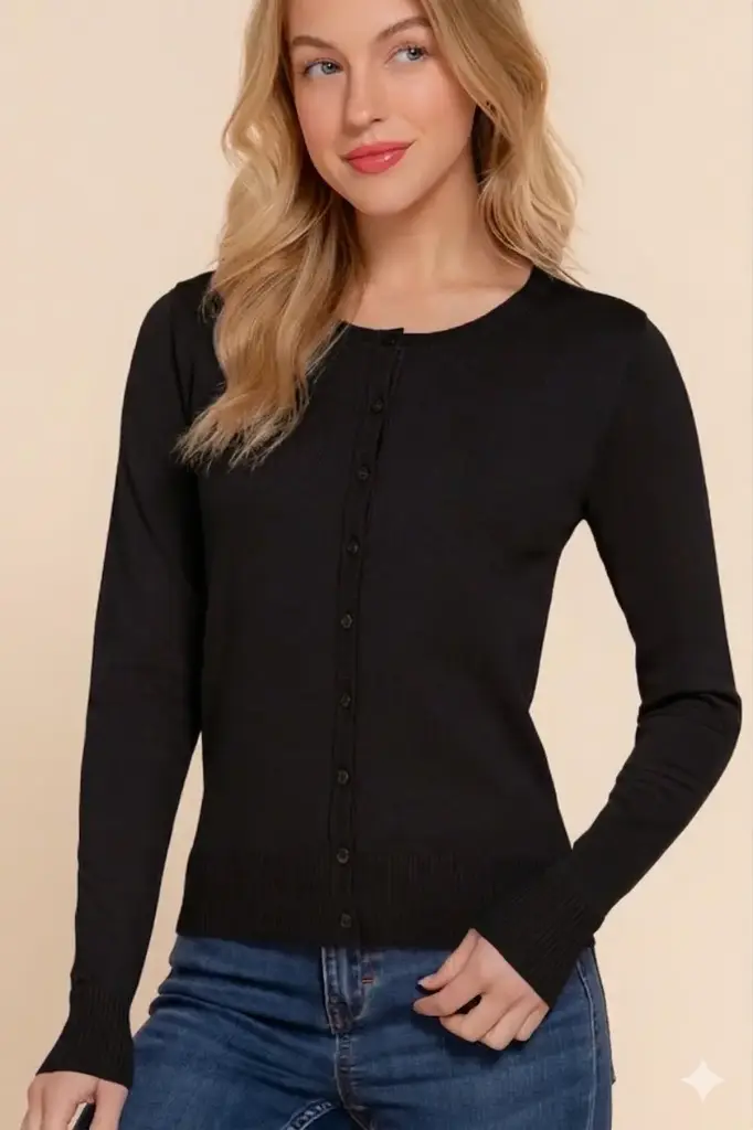Active USA Round Neck Cardigan
SW13617