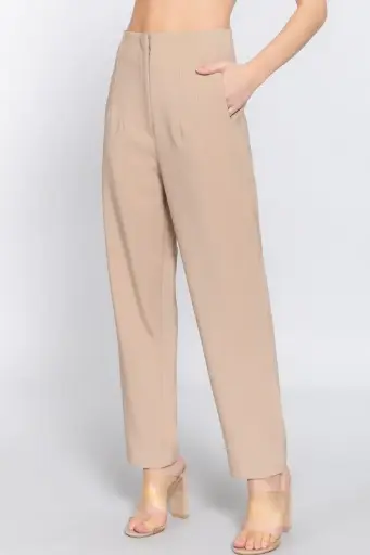 High Waist Pintuck Pants
P13839/2512