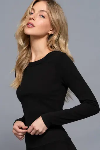 L/S RN Brushed Knit Top
T14034/2512