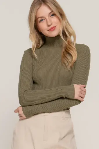 L/S Turtle Neck Ribbed Sweater
SW11710/2512
