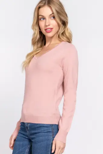 Long Sleeve V Neck Sweater
SW13686/2512