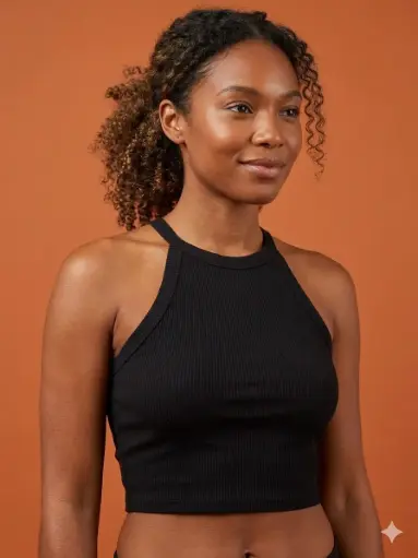 Cropped Sleeveless Knit Halter Top
TW1620/2512