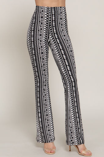 Elastic Waist Flared Pants
P14475/2602