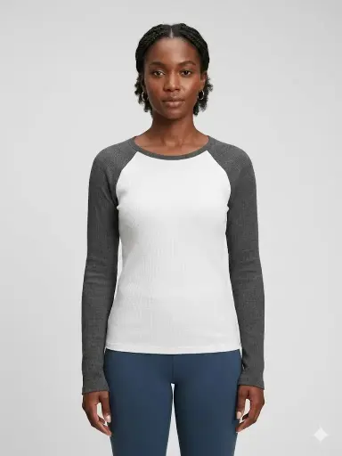 Color Block Knitted L/S 
T13668/2409